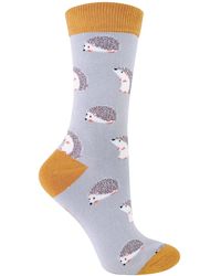 Miss Sparrow - Novelty Animal Soft Bamboo Breathable Socks - Lyst