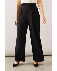 Wallis - Pleat Waistband Wide Leg Trouser - Lyst