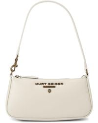 Kurt Geiger - Leather Highgate Sm Wristlet Bag - Lyst