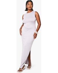 Boohoo - Plus Super Soft Low Back Maxi Dress - Lyst