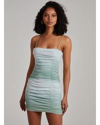 Pink Vanilla - Ombre Ruched Strappy Mini Dress - Lyst