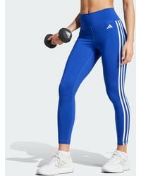 adidas Originals - Train Essentials 3-Stripes High-Waisted 7/8 Leggings - Lyst