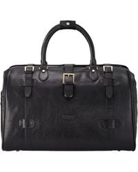 Infinity Leather - Genuine Duffle Holdall Vintage Travel Gym Bag - Lyst