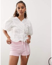 Reclaimed Vintage - Jersey Micro Short Co-Ord - Lyst
