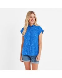 TOG24 - Alston Short Sleeve Shirt Mykonos Star Print Viscose - Lyst