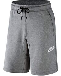 Nike - Fleece Shorts With Zip Pockets Cotton - Lyst