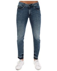 Versace - Slimfit Jeans Voor , Denim - Lyst