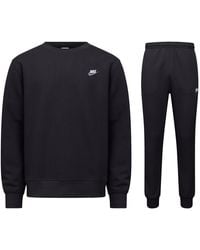 Nike - Sportswear Club Fleece Crew Tracksuit Cotton - Lyst