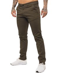 Enzo - Slim Fit Stretch Chinos - Lyst