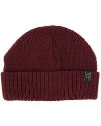 Ted Baker - Accessories Maxt Knitted Beanie Hat In Red - Lyst
