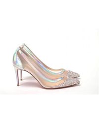 Christian Louboutin - Version Embellished High Heels Pumps Leather - Lyst