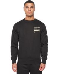 Duck and Cover - Jennerkins Crew Hals Trui (zwart) - Lyst