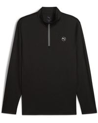 PUMA - Pure 2.0 Texture Quarter Zip Jumper - Lyst