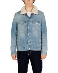 Tommy Hilfiger - Denim Jacket Sherpa Collar - Lyst