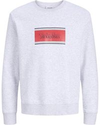 Jack & Jones - Crew Neck Sweatshirt Casual Pullover - Lyst