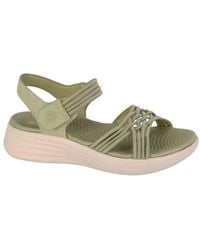 Cipriata - Eletta Cross Strap Sandals Sage Textile - Lyst