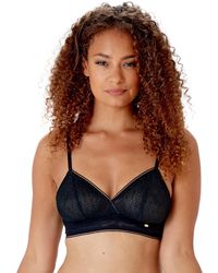 Pretty Polly - Delicate Lace Non-Wired Bra - Lyst