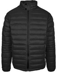 Philipp Plein - Effen Gevoerde Zwarte Jas - Lyst