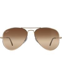 Ray-Ban - Sunglasses Aviator 3025 001/51 Shade Metal - Lyst