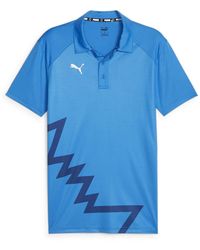 PUMA - Hoops Team Short Sleeve Performance Polo Shirt - Lyst