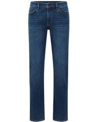 BOSS - Delaware3 Slim-fit Jeans In Blauw - Lyst