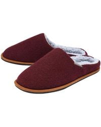Dunlop - Herren Plüschgefütterte Muleslipper Mit Memory-Schaum - Lyst