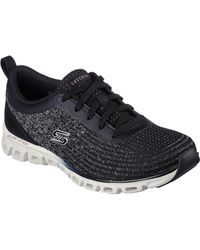 Skechers - Glide-Step Head Start 104325-Bkw Lace Up Shoes - Lyst
