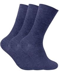 Sock Snob - 3 Pack Non Elastic Thermal Diabetic Socks For Poor Circulation - Lyst