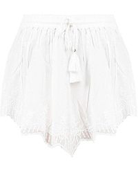 Pepe Jeans - Shorts Florence Vrouw Wit - Lyst