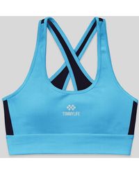 TOMMY LIFE - Fitted Sleeveless Crop Sports Top - Lyst