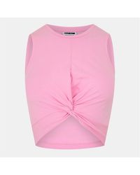Noisy May - Crew Neck Sleeveless Vest Tank - Lyst