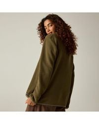 Regatta - Ladies Frankie Borg Half Zip Fleece (Bark) - Lyst