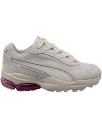 PUMA - Cell Stellar Tonal Leather Low Lace Up Chunky Trainers - Lyst