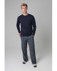 Tokyo Laundry - Dark Cotton Long Sleeve Pyjama Set - Lyst