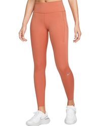 Nike - Epic Luxe Peach Leggings - Lyst