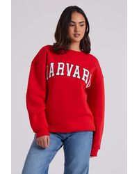 Urban Bliss - Harvard Oversized Sweatshirt - Lyst