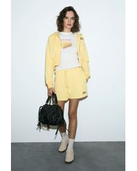 Grimelange - Hooded Crop Zip Sweatshirt - Lyst