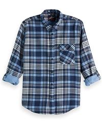 Scotch & Soda - Lange Mouw Geruit Overhemd 145422 0218 - Lyst