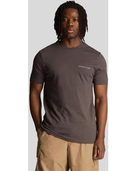 Lyle & Scott - Embroidered T-Shirt - Lyst