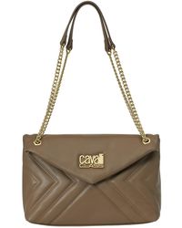 Roberto Cavalli - Shoulder Bag With Chain Strap Cchb0196 - Lyst