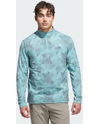 adidas - Go-To Printed Quarter-Zip Pullover - Lyst