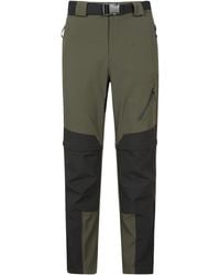 Mountain Warehouse - 'Forest' Trekking Zip Off Trousers Short 4-Way Stretch Hiking Convertible Pants Polyamide - Lyst