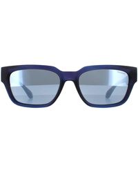 Superdry - 5004 106 Mat Marine Zilver Spiegel Zonnebril - Lyst