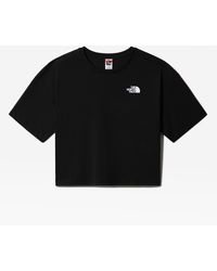 The North Face - Plus Size Cropped Simple Dome T-Shirt - Lyst