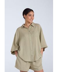 Mountain Warehouse - 'Nova' Linen Shirt Breathable Summer Cosy Top Lyocell - Lyst