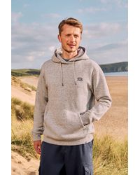 Mountain Warehouse - 'Nick' Heavyweight Hoodie With Kangaroo Pocket Warm Cosy Pullover Cotton - Lyst