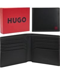 BOSS - Leather Wallet Tibby_N_8Cc Bifold Credit Cardholder - Lyst