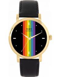Toff London - Tlws-1801 38Mm Pride Linear Batons Watch - Lyst