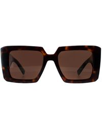 Prada - Square Tortoise Dark Pr23Ys - Lyst
