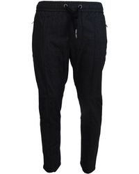 Dolce & Gabbana - Katoenen Tapered Jeansbroek - Lyst